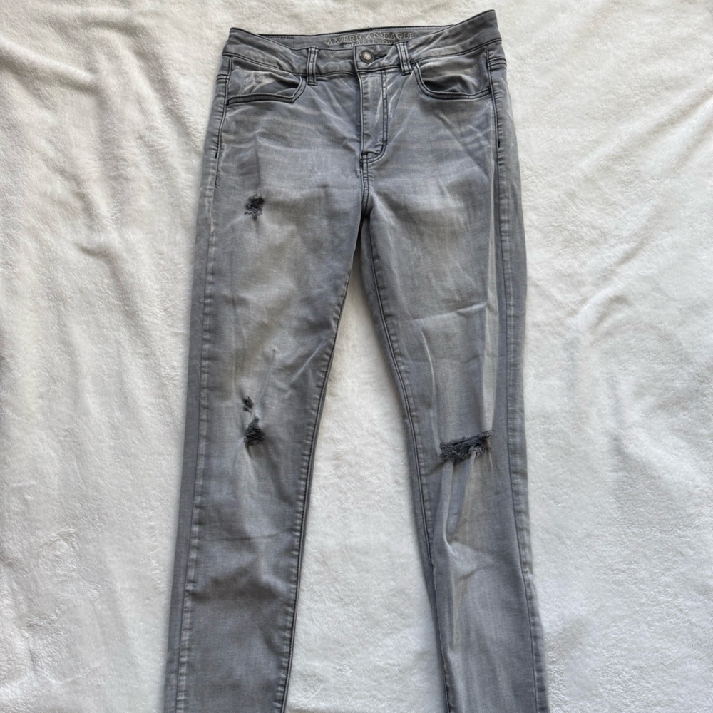 American Eagle Gray Jeans